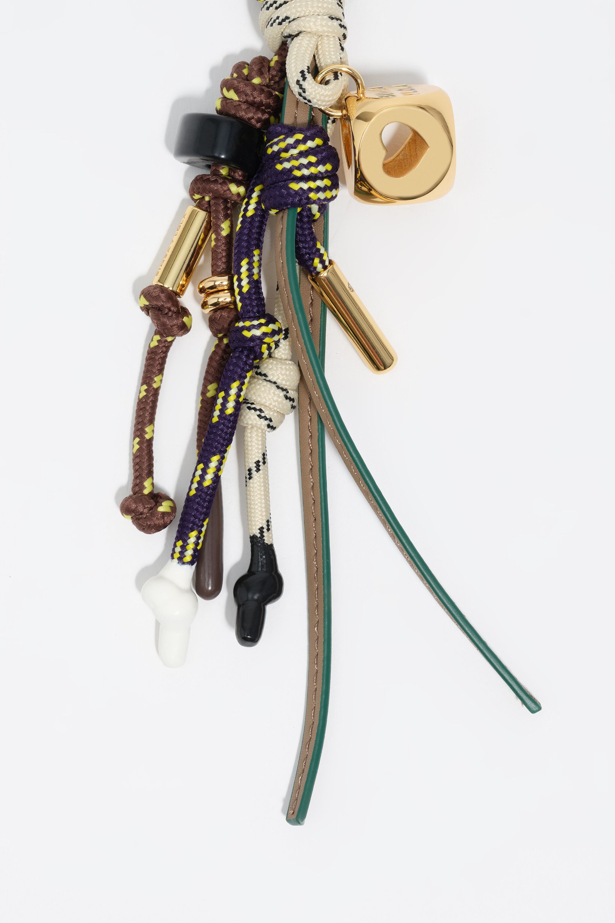 Brown rope key ring