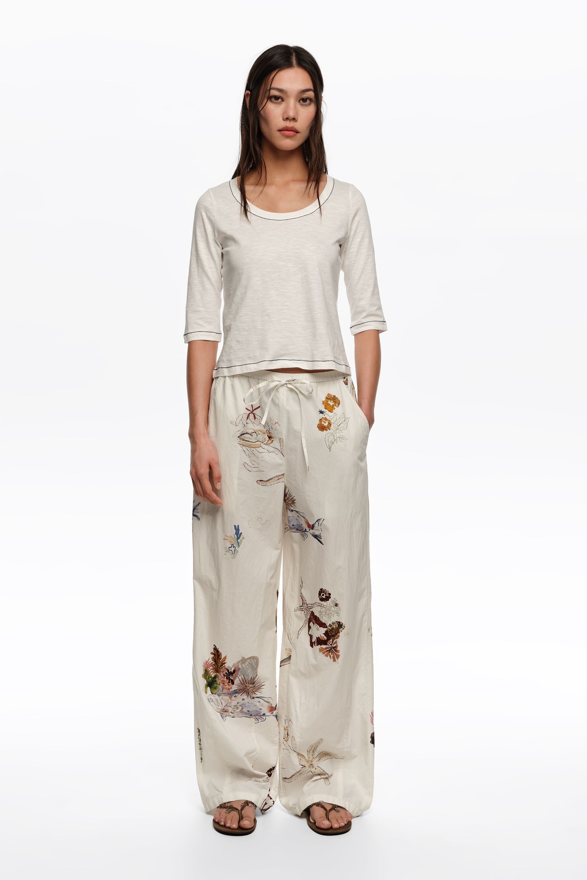 Off-white Seabed cotton jogger trousers