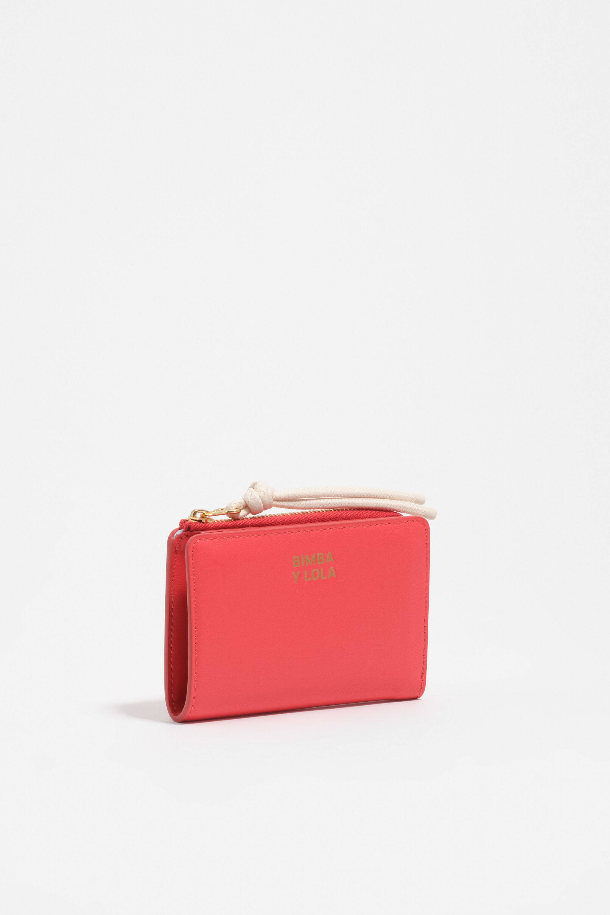 Compact purse in bright red