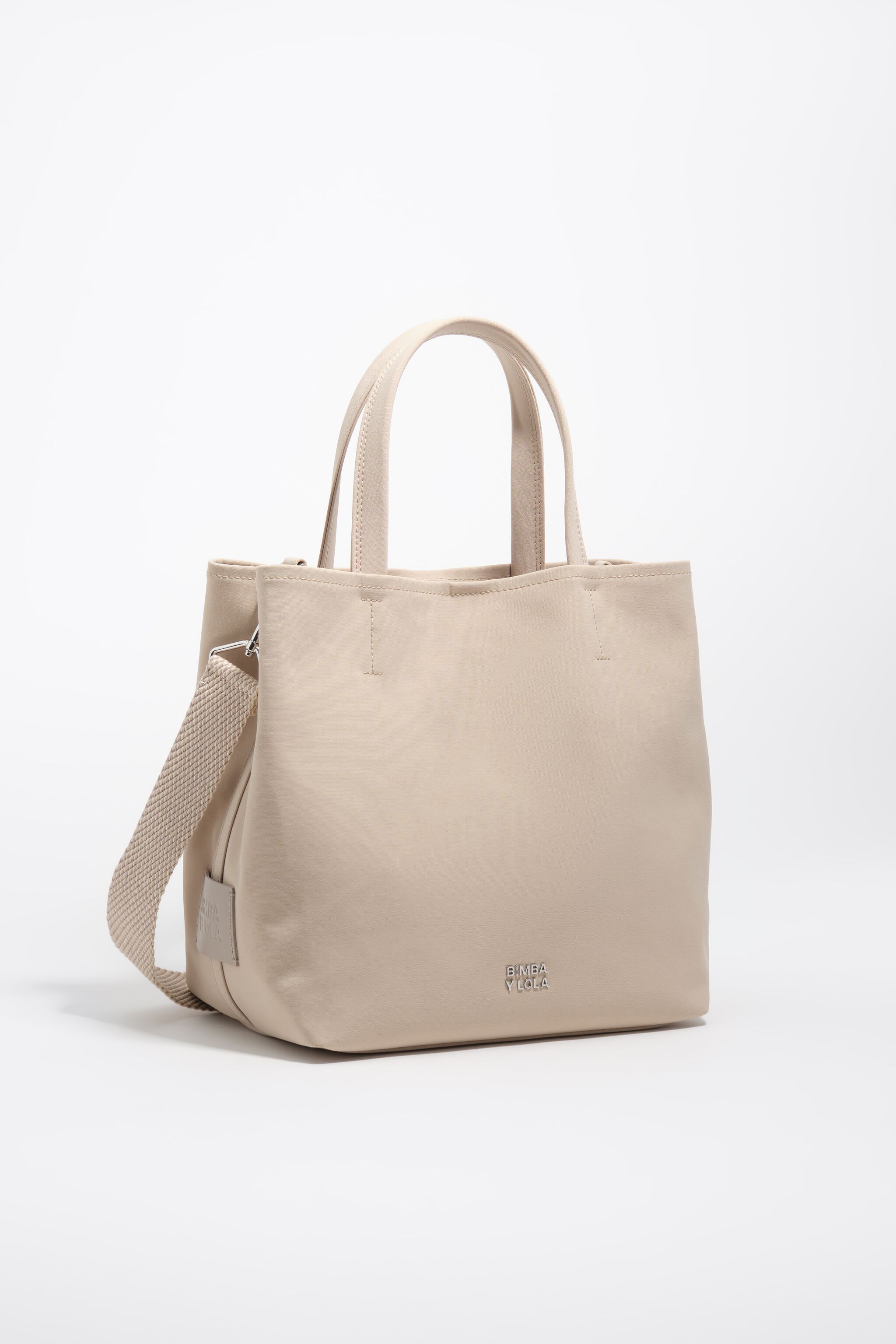Large sand fabric Chihuahua bag