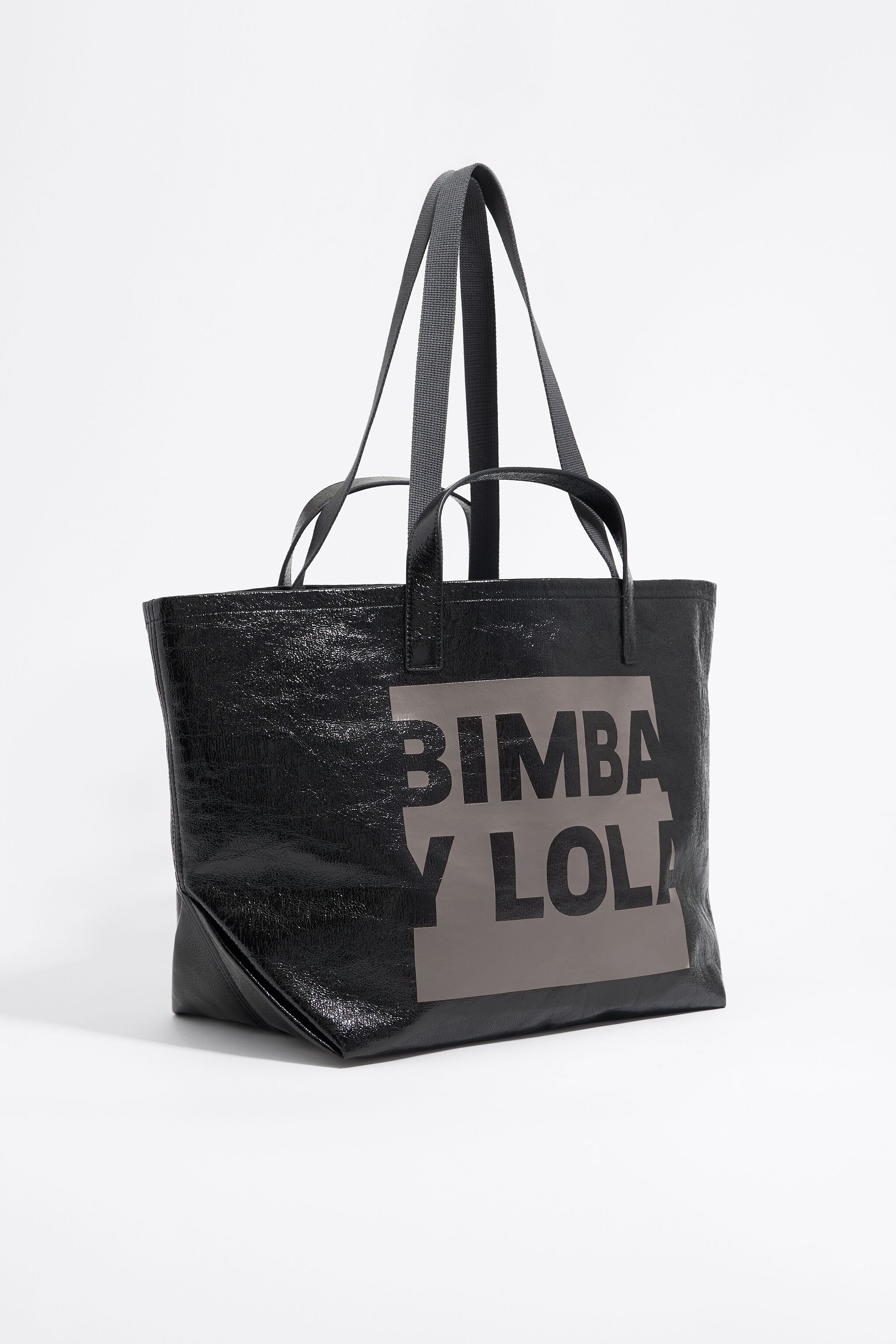 Black big shopper bag