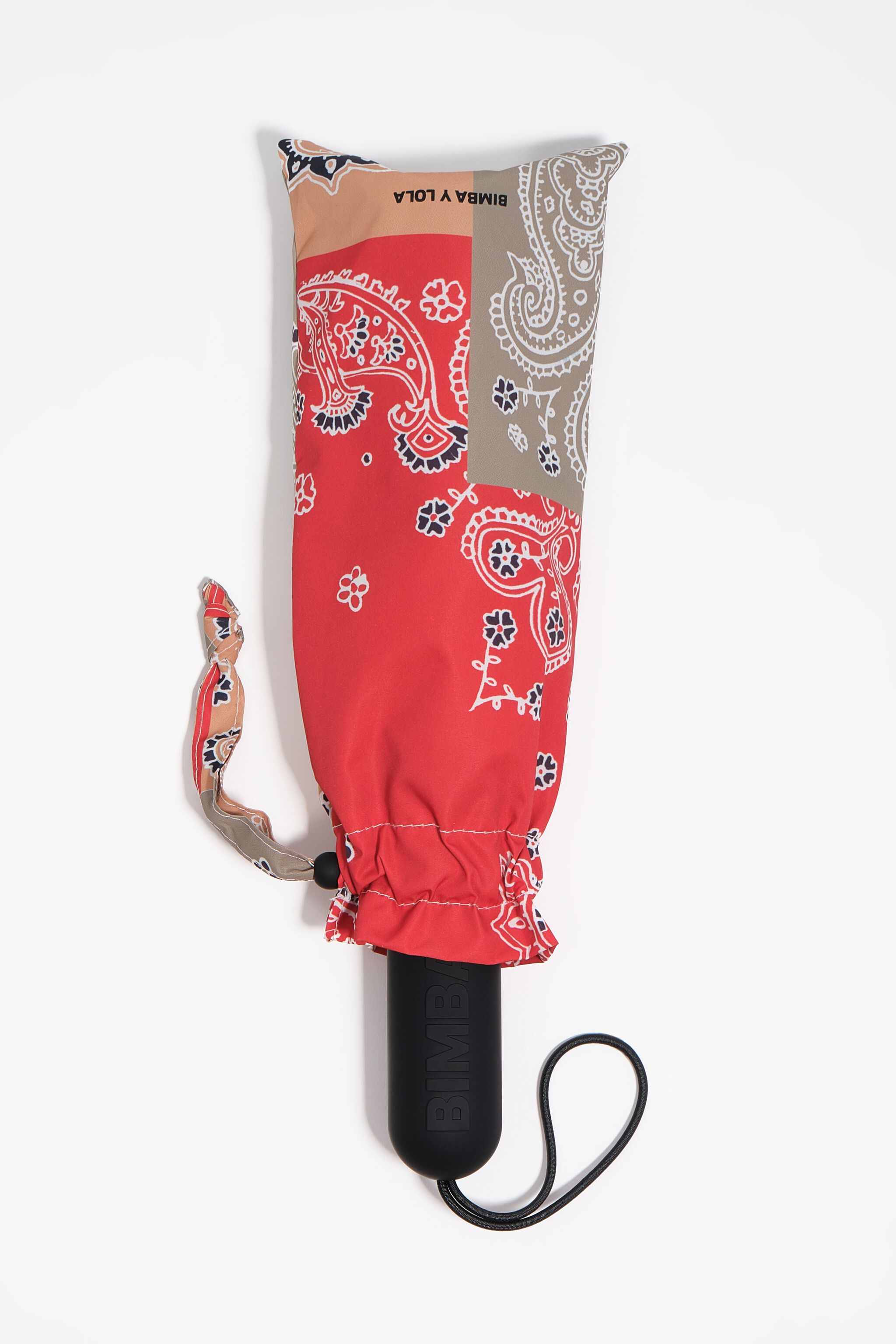 Paisley patchwork print umbrella