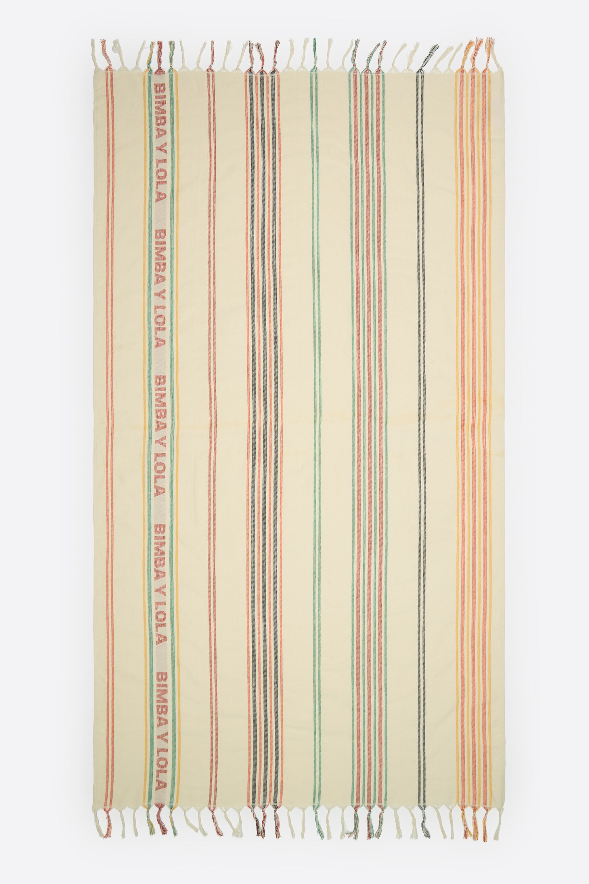 Stripes and logo towel