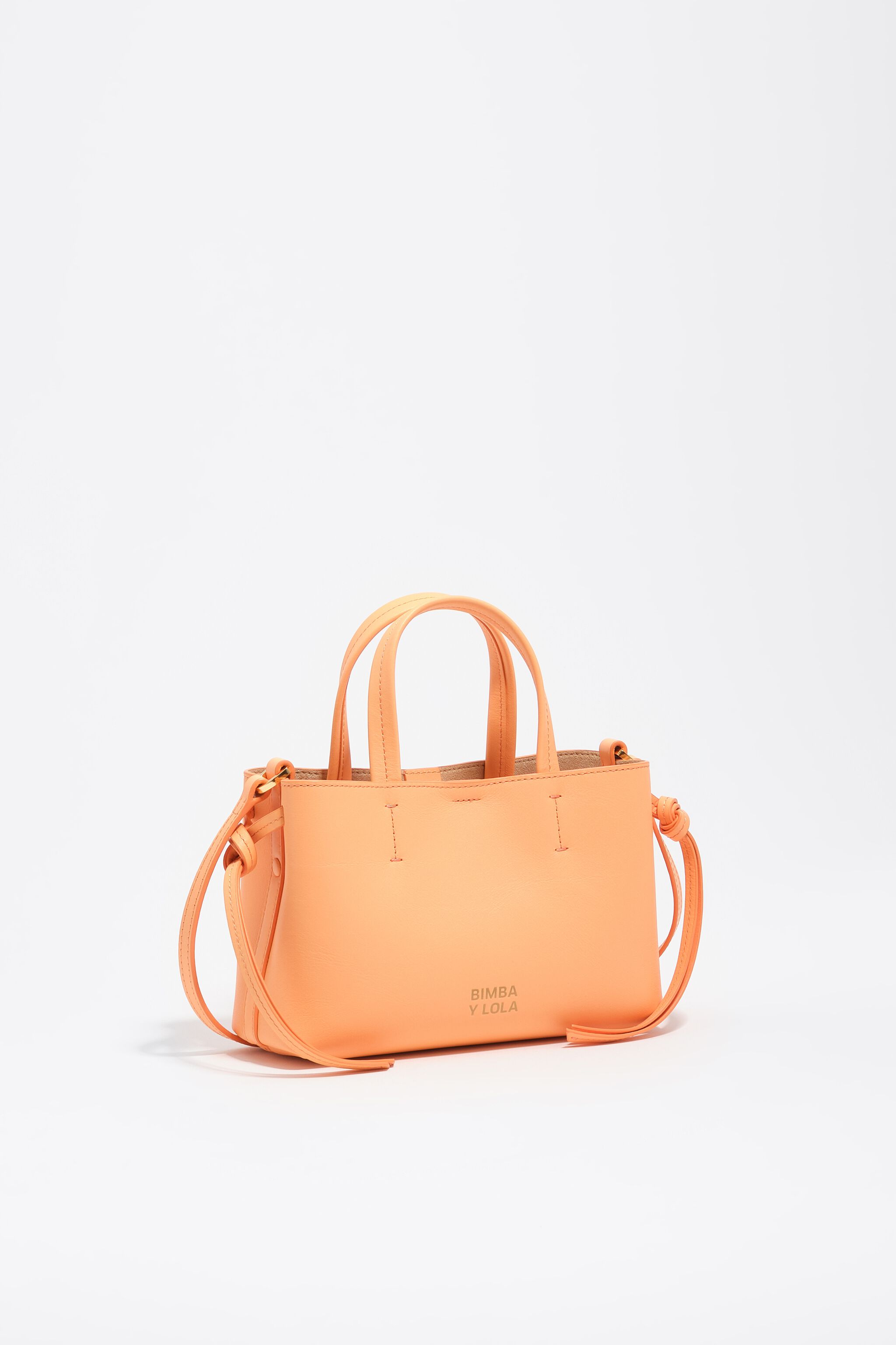 Mini orange sorbet leather Chihuahua bag